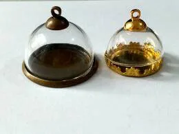 Полукруглый прозрачный стеклянный глобус-бутылка поддон и Кепка для подвесок