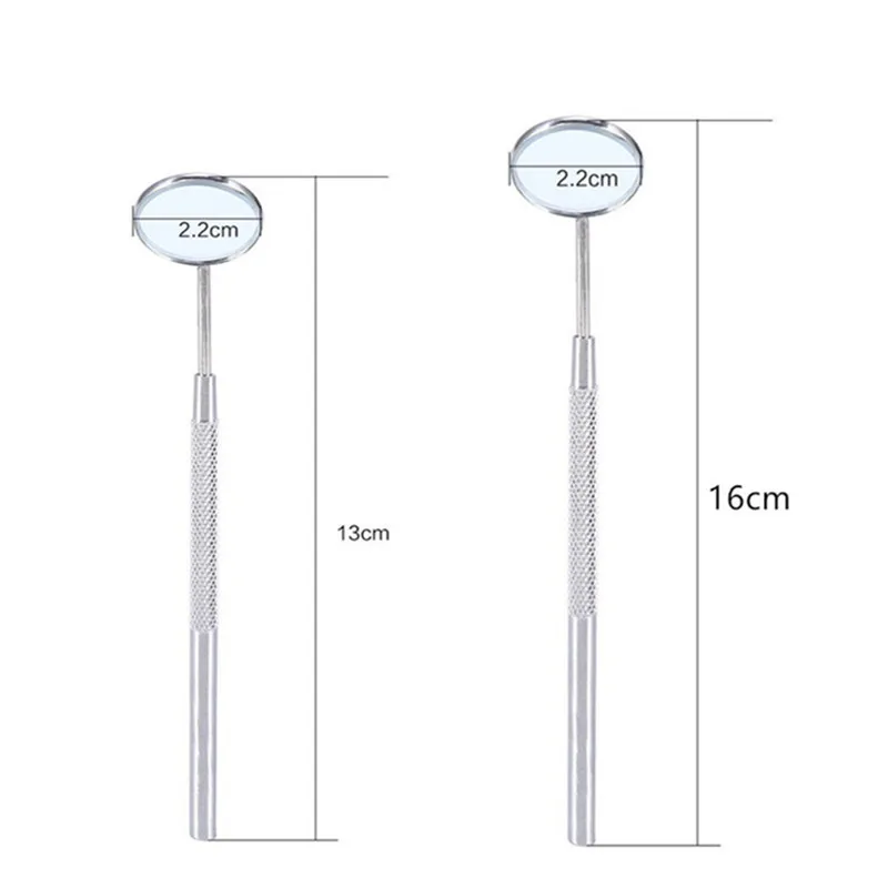 1 Pcs Oral Health Care Dental Mouth Mirror for Checking Eyelash Extension Stainless Steel Dental Mirror Removable Makeup Tools