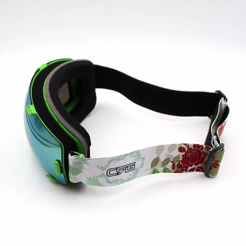 Женские лыжные очки для девушек катания на лыжах сноуборде двойная