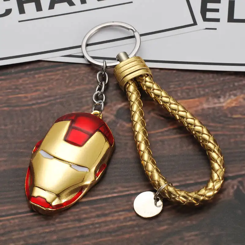 KC01008 Металлический Marvel Мстители Капитан Америка брелок со щитом человек паук Железный человек Маска брелок игрушки Халк брелоки "Бэтмен" ключ подарок - Название цвета: KC01008