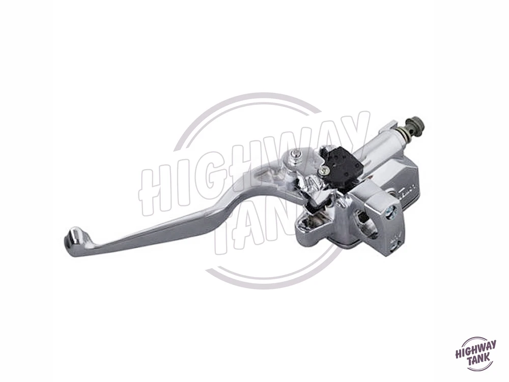 1 &quot25 мм хром CNC мотоцикл тормозной клатч мастер резервуар рычаг чехол для Honda VT750