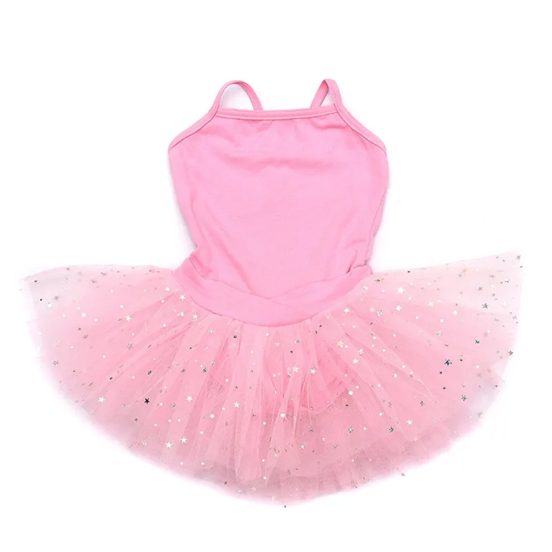 Гимнастический купальник для девочек одежда выступлений шифоновая юбка Одежда