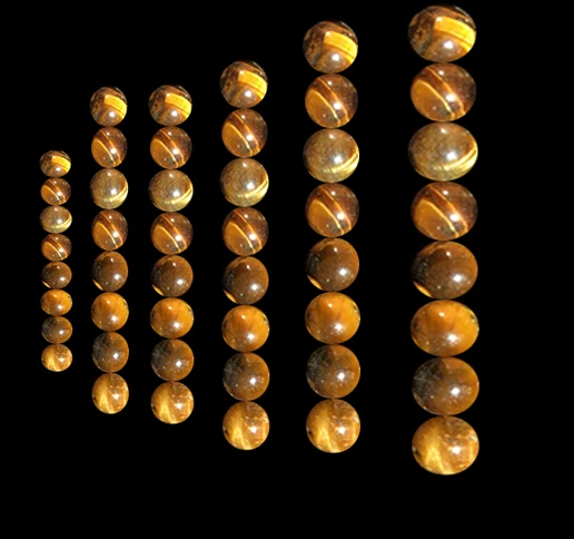 Натуральный камень коричневого цвета Золотой Тигровый глаз круглые бусины 15