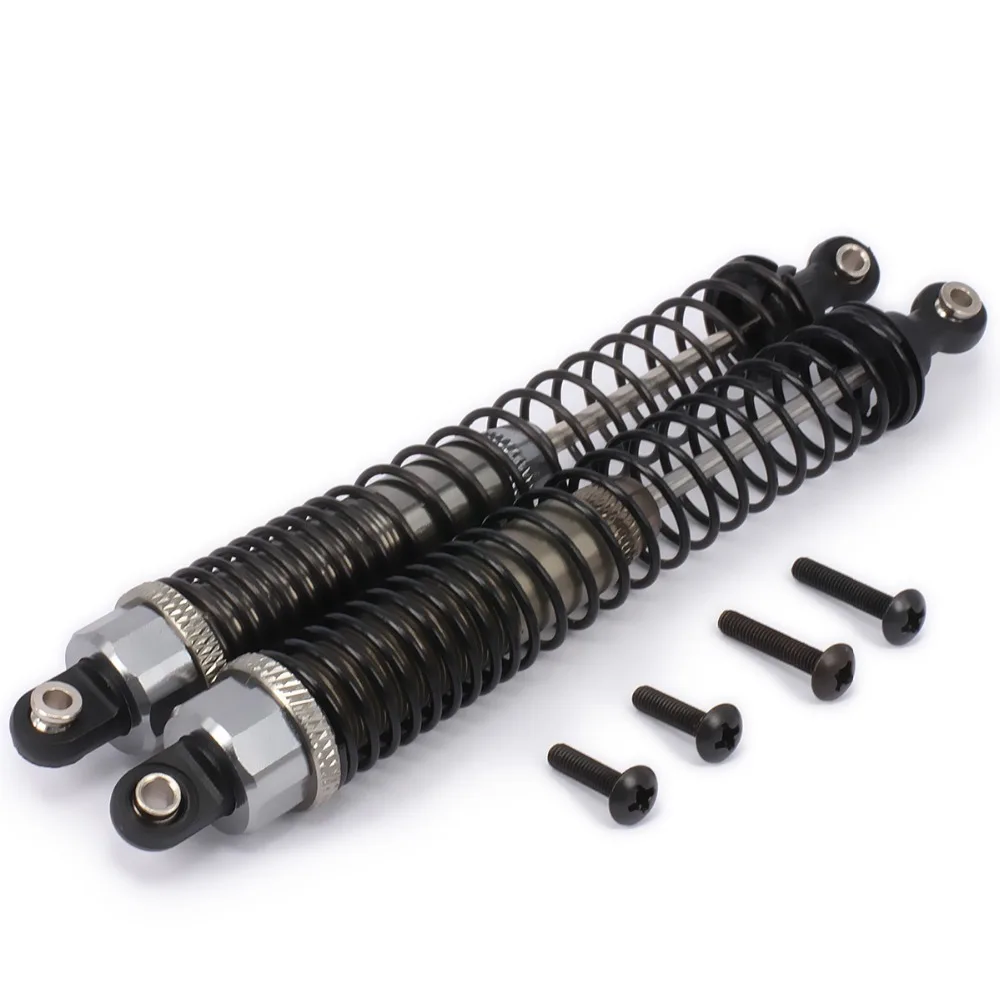 2PCS Oil Filled 130mm Aluminum Rear Shock Absorber For Rc Hobby Model Car 1/10 Wltoys K949-011 Climbing Crawler Hop-Up Parts | Игрушки и