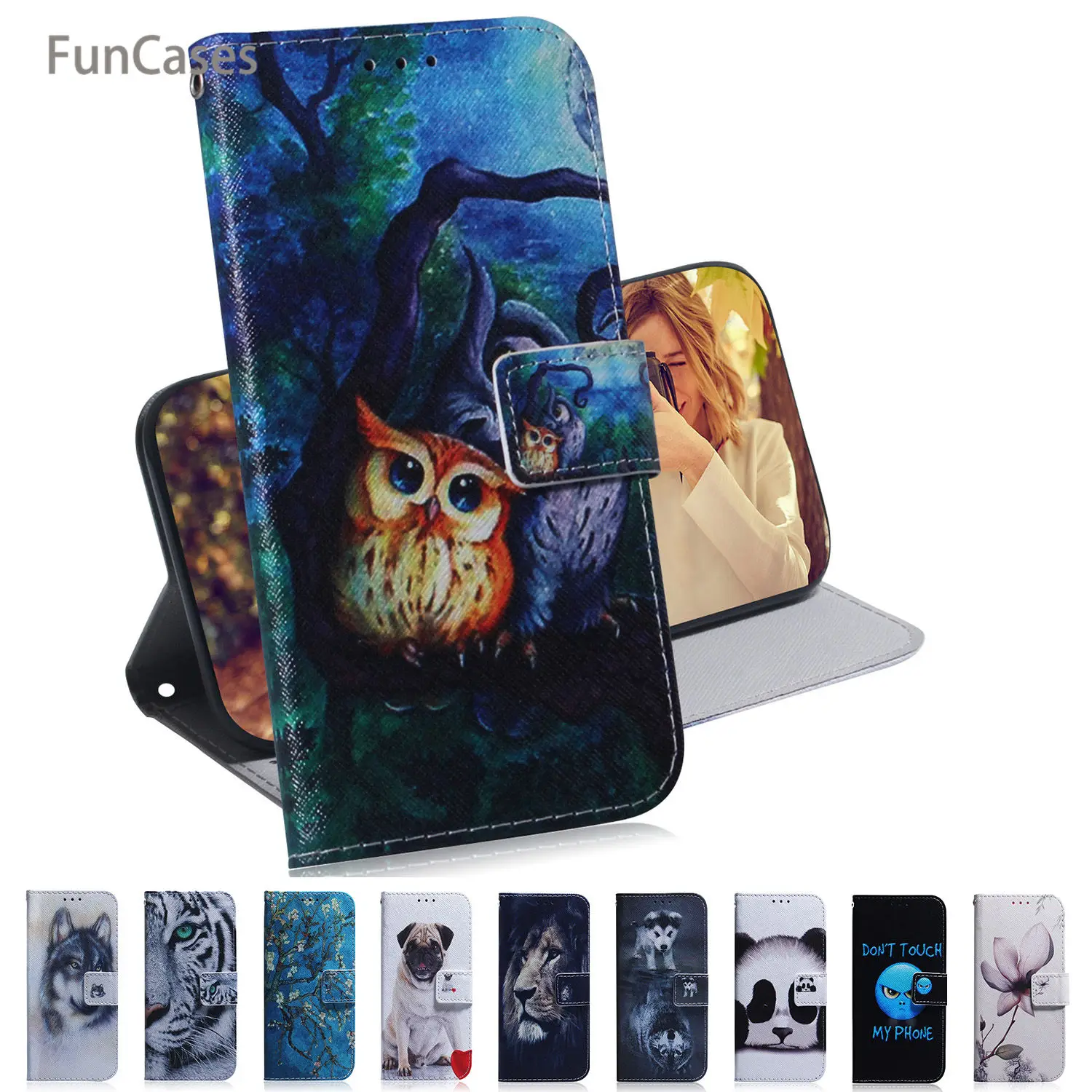 Милый чехол для samsung M10 Caso из искусственной кожи Книга СПС Galaxy estuche A10 A20 A30 A40 A50 A60 A70