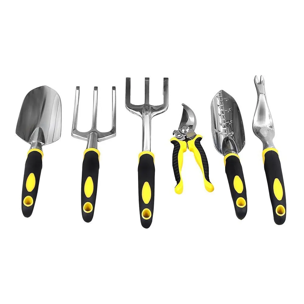 

Terylene 600D Garden Tools Bag Hardware Garden Tote with 6 Hand Tools