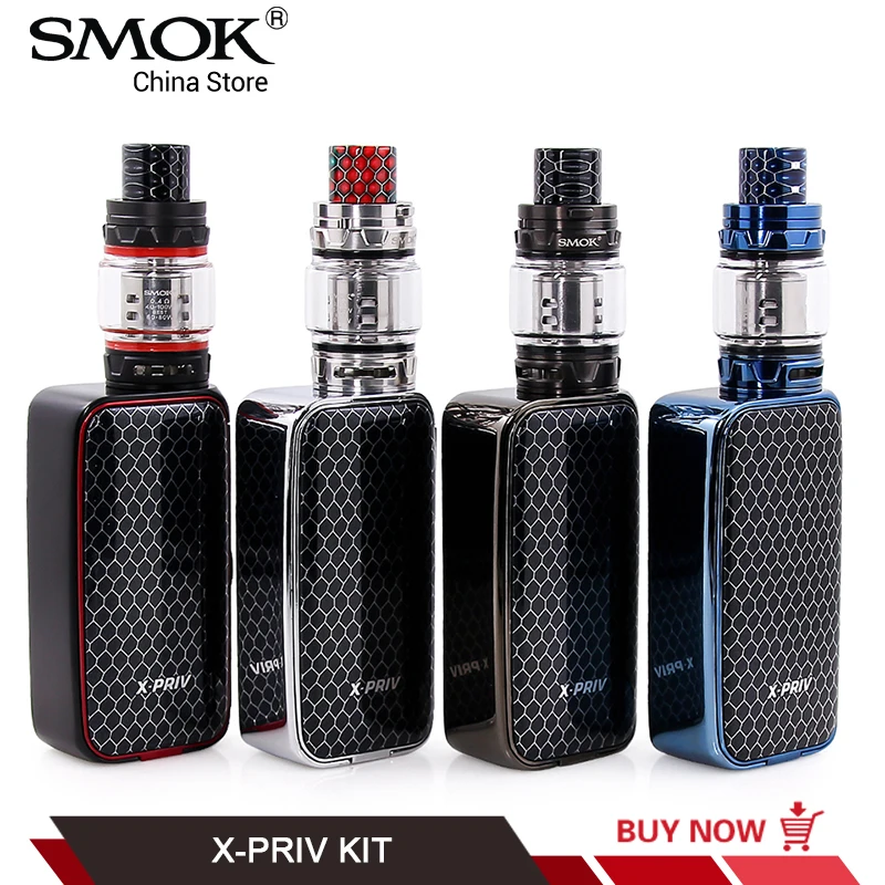 Электронная сигарета испаритель SMOK X-PRIV комплект 225 Вт X-Priv8ml TFV12 цена бак V12 Q4 T10