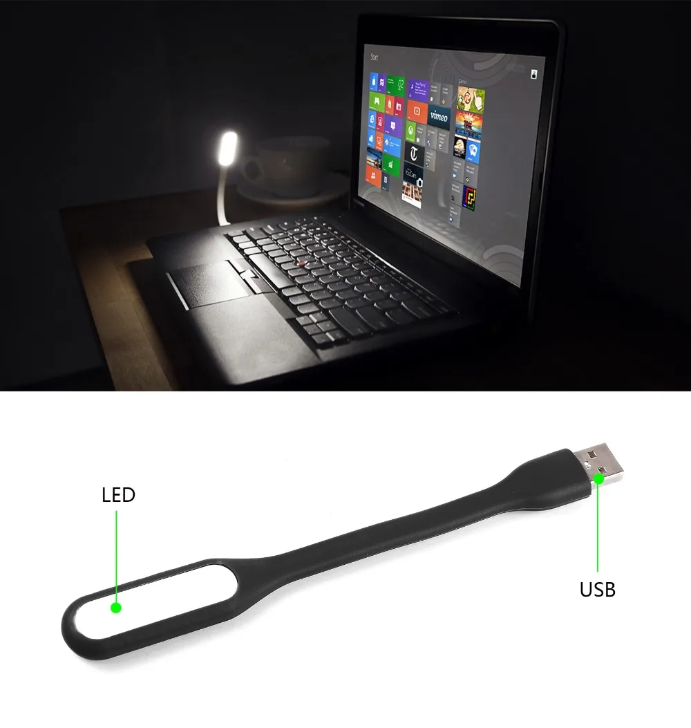Портативная Ночная лампа для Xiaomi светодио дный световая порт гибкая USB