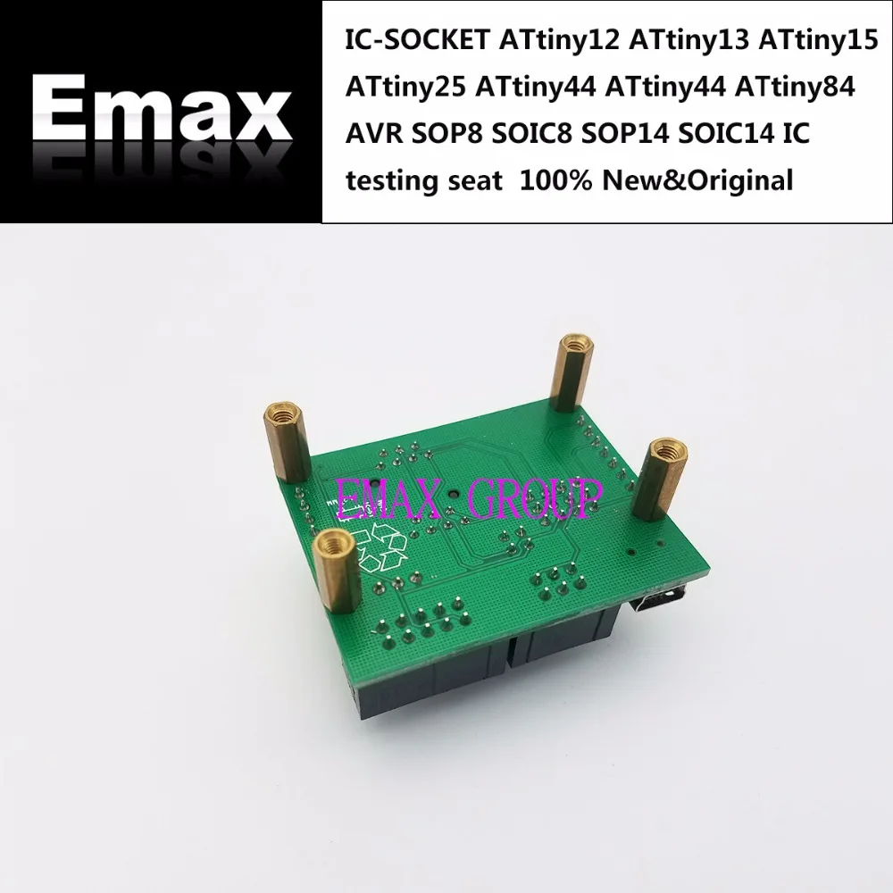 IC SOCKET ATtiny12 ATtiny13 ATtiny15 ATtiny25 ATtiny44 ATtiny84 AVR SOP8 SOIC8 SOP14 SOIC14 тестирования сиденья