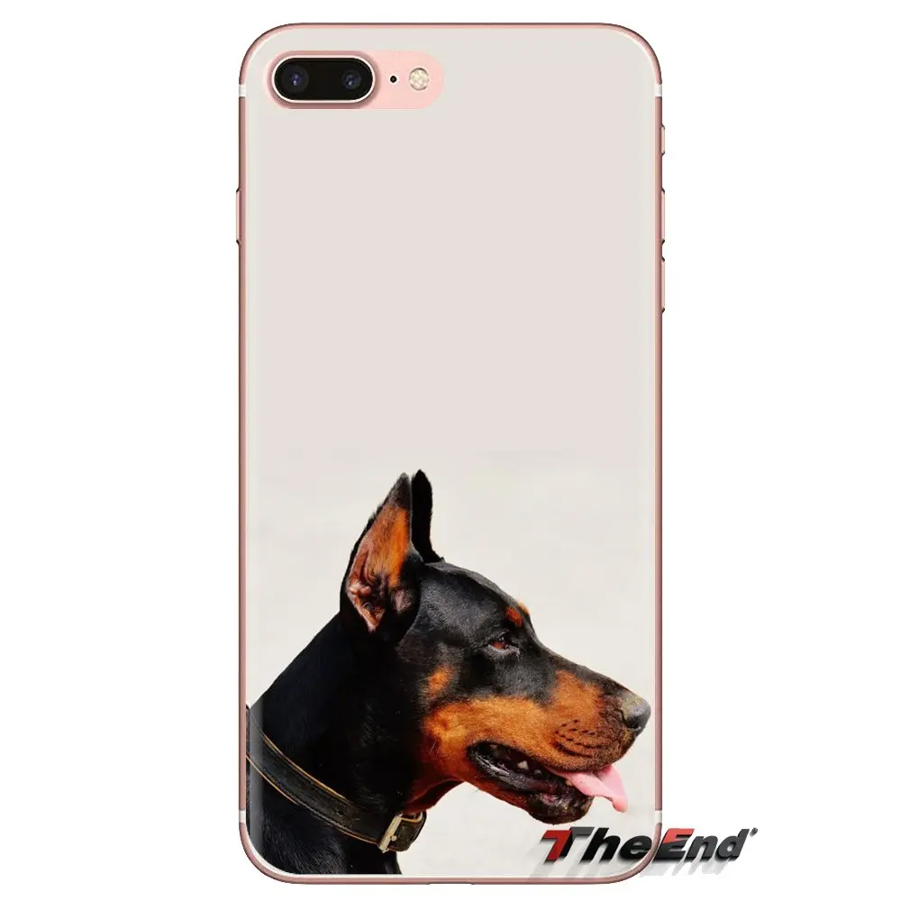Забавный такса doberman для Sony Xperia Z Z1 Z2 Z3 Z5 compact M2 M4 M5 C4 E3 T3 XA Huawei Mate 7 8 Y3II Чехол