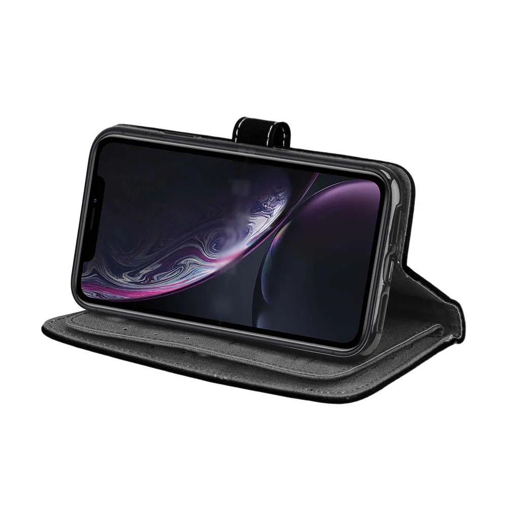 Capa Fundas для iphone XR XS Max 6 6 Plus 6s держатель чехол для iphone 7 8 plus XR XS кожаный чехол для телефона 9 слотов для карт