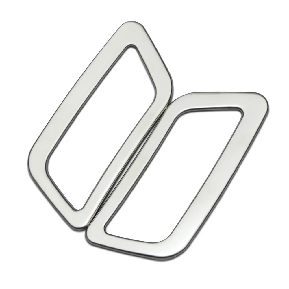 2 шт. накладки из нержавеющей стали на вентиляционное отверстие салона приборной