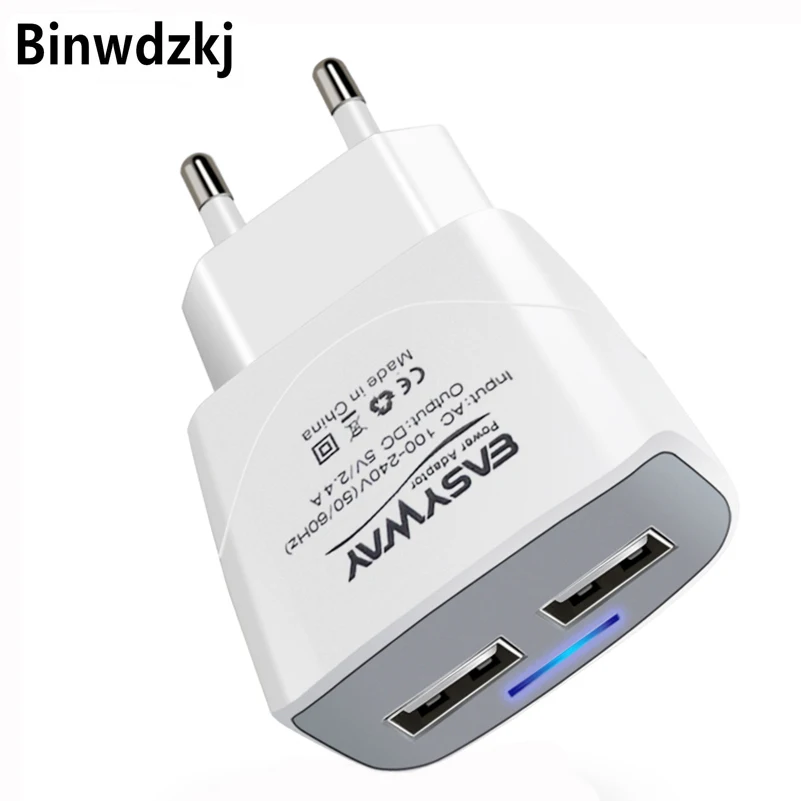 Сетевое зарядное устройство 2 порта USB 5 В 4 А мобильный телефон зарядка для