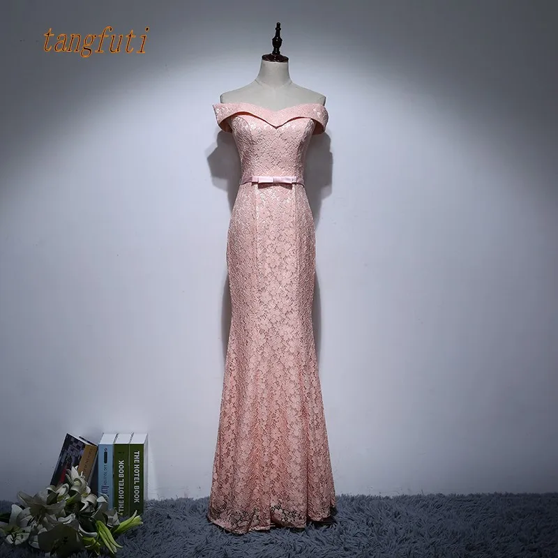 Elegant Mother Of Bride Dresses Off The Shoulder Bow Floral Lace Mermaid Long Party Gown | Свадьбы и торжества