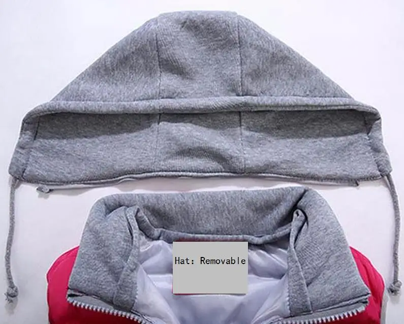 womens cotton wool collar hooded down vest removable hat hot high quality brand new female winter warm jacketouterwear thicken free global shipping