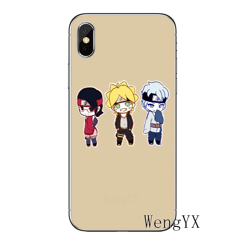 Boruto sarada mitsuki Наруто для iPhone X XR XS Max 8 7 плюс 6s 6 плюс SE 5S 5c 5 4S 4 iPod Touch чехол мягкий чехол для телефона - Цвет: sarada-mitsuki-A-06
