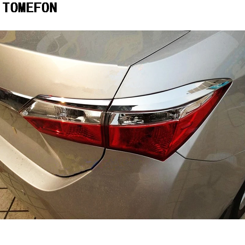 Для Toyota Corolla Altis E170 2013 2014 2015 2016 2017 ABS хромированный задний фонарь для автомобиля с
