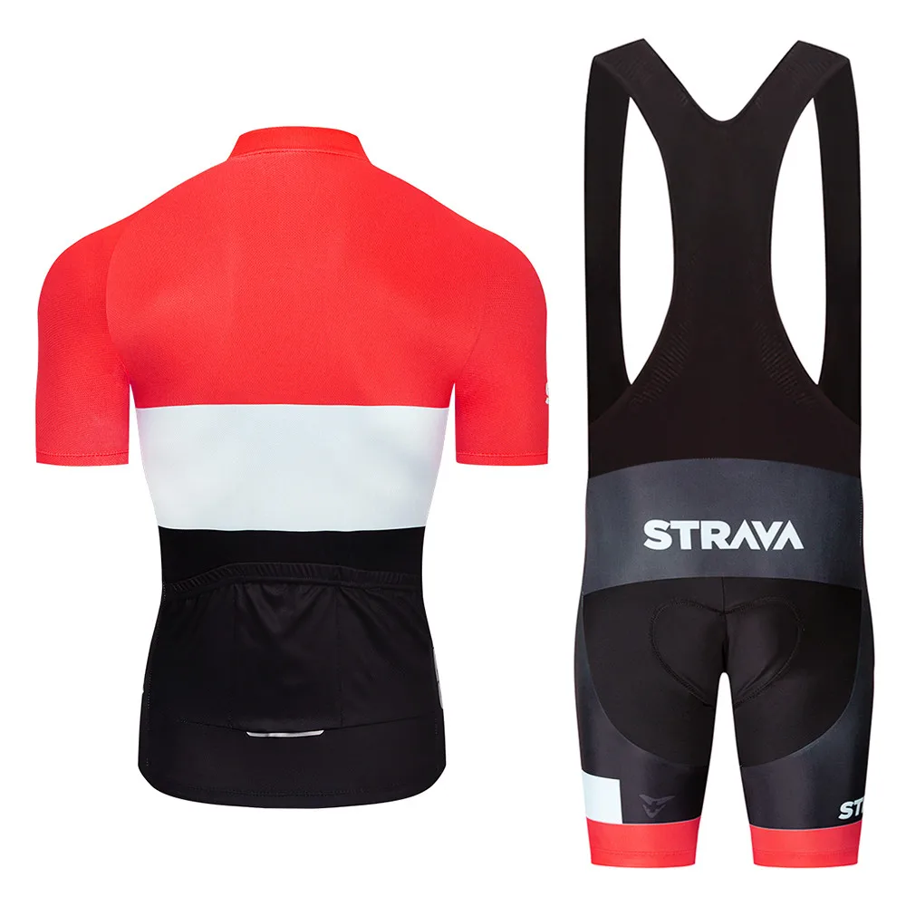 Лето Strava Велоспорт Джерси комплект с коротким рукавом Майо Ropa Ciclismo Форма велосипед Быстросохнущий Цикл MTB Одежда