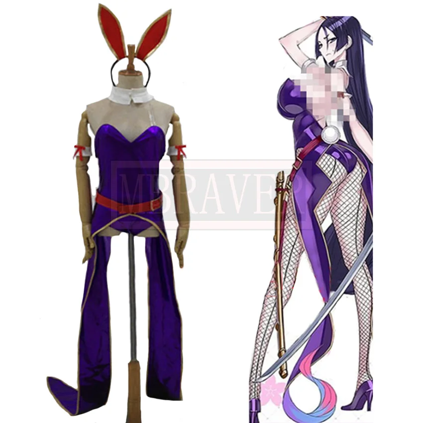 Fate Grand Order FGO Assassin Shuten Douji сексуальный костюм кролика для девочек, костюм для косплея, униформа на Хэллоуин, наряд на заказ, любой размер
