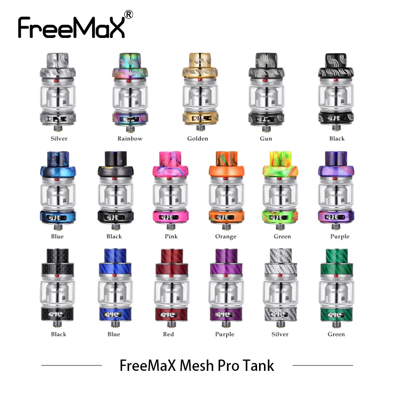 Полноцветный резервуар Freemax Mesh Pro с одной/двойной/тройной/четырёхъядерной