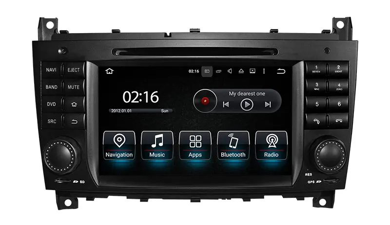 

Автомобильный DVD-плеер, Android 8,1, для Mercedes Benz CLK W209 CLS W219 с GPS-навигацией, Радио BT SD WIFI стерео 4 ядра + ОЗУ 2 Гб