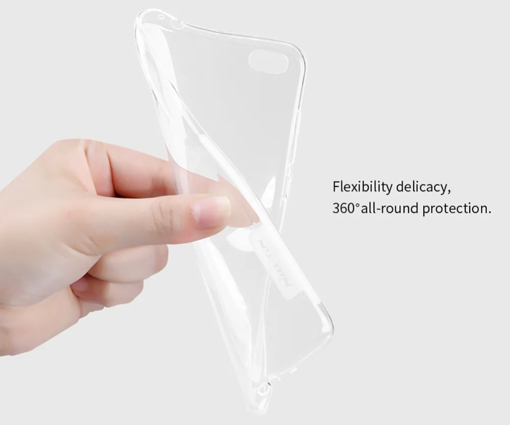 Nillkin Nature Transparent Clear Soft silicon TPU Protector case for xiaomi 5c mi5c cover 5.15 inch |