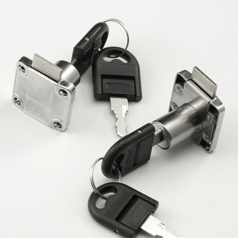 Замок для ящика с 2 ключами из цинкового сплава|Замки шкафов| |