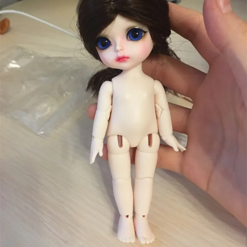 1/8 шарнирная кукла BJD/SD модная Милая желтая Веселая с глазами для маленькой