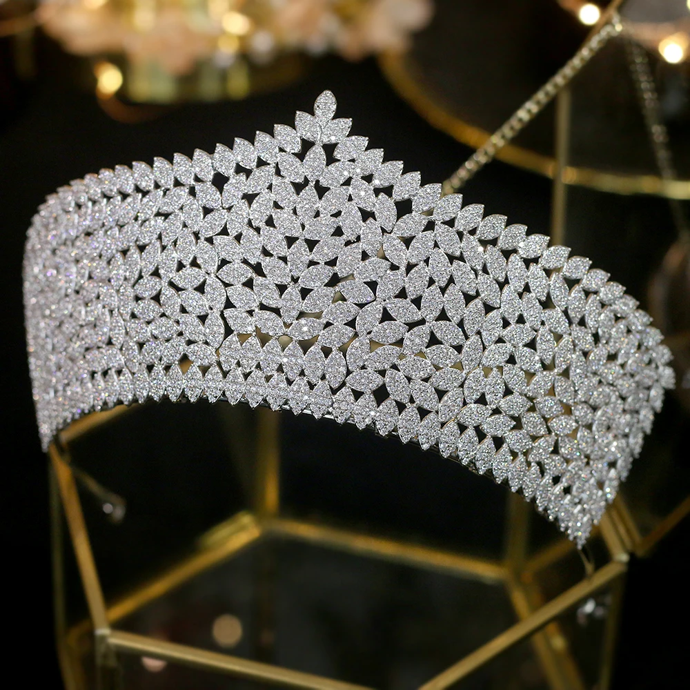 

Роскошный головной убор принцессы с кристаллами Свадебная Корона головной убор для невесты Свадебные аксессуары для волос