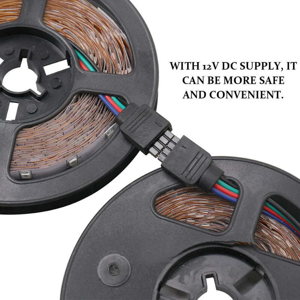 

2 Pcs 5m RGB 600 LED Stripes Lights IR Remote Controlled Light for Home Decoration WWO66