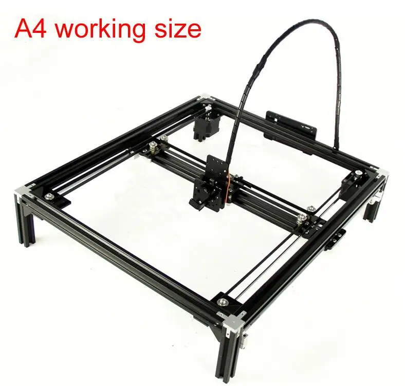 A4 working size DIY drawbot ручка для рисования Робот-машина надпись для письма A4 A3 Гравировка области может добавить 2500 мвт/Бесплатный налог в ру - Цвет: A4 working size