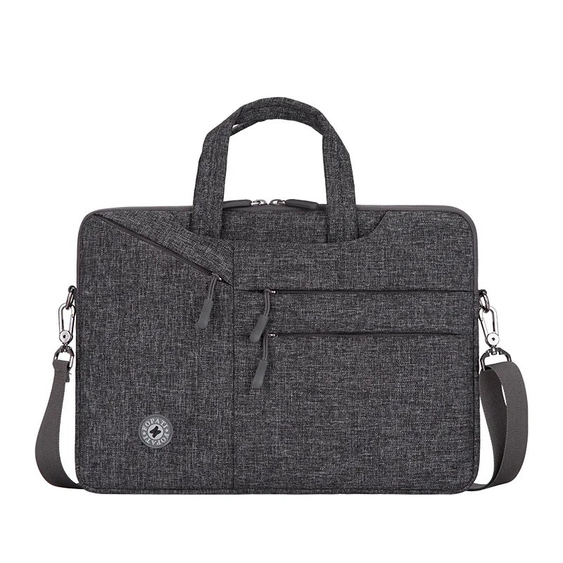 Black-15inch Kissyenia водонепроницаемый Macbook Чехол светильник 13 14 15 дюймов чехол для ноутбука Бизнес Путешествия компьютер портфель F светильник сумка на плечо KS1196 - Цвет: Black-15inch