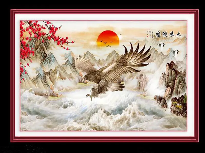 Алмазная вышивка сделай сам 5D круглая крестиком | Дом и сад