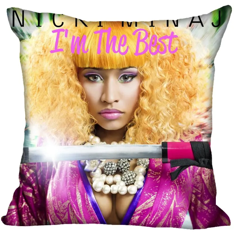 Фото Nicki Minaj чехол для подушки для дома декоративный чехол на подушки Невидимый чехол на молнии s 40X40,45X45cm №2