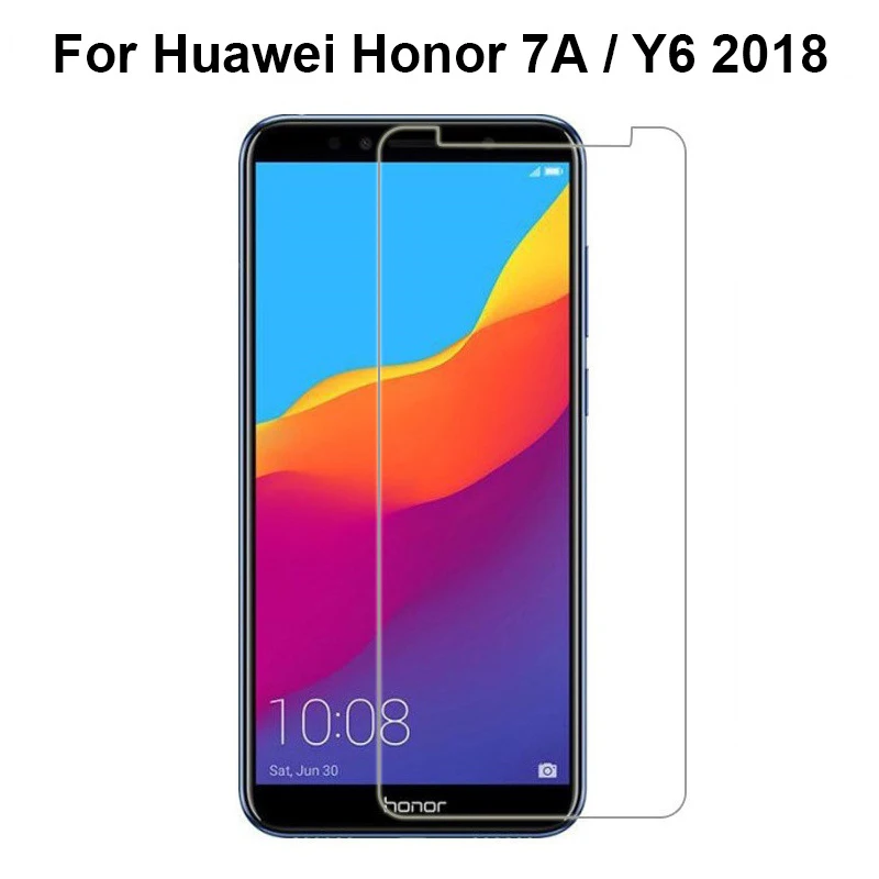 Закаленное стекло HereCase No Full Screen для Huawei Y6 2018 защитная пленка экрана Honor 7A /