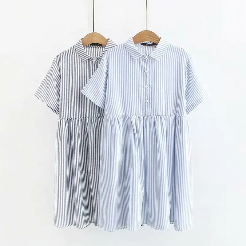 Большие размеры повседневные платья лето 2019 женская одежда модное женское