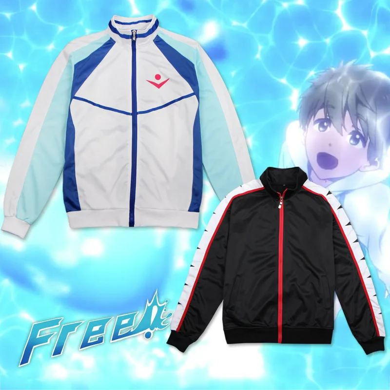 Японское аниме бесплатно! Куртка Iwatobi для плавания в стиле харуки унисекс|high school