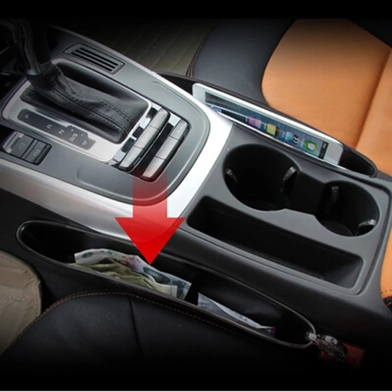 2 шт. автомобильный Стайлинг органайзер для сиденья зазор коробка хранения