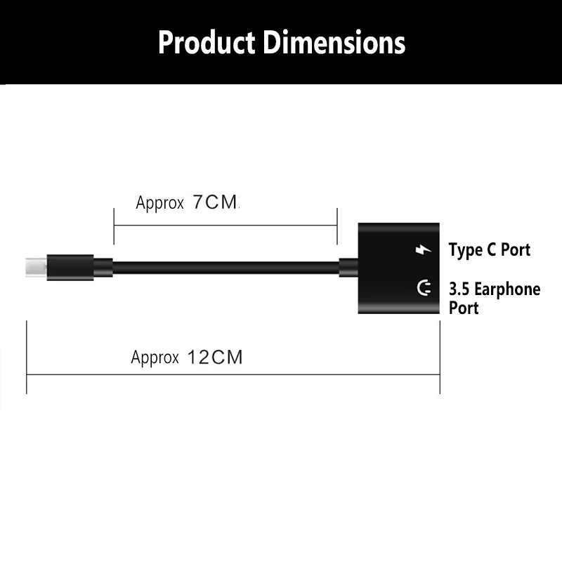 Кабель-адаптер с USB C на разъем 3 5 типа для Samsung S8 Note8 LG G5 G6 Huawei Mate 9 Type мм AUX аудио