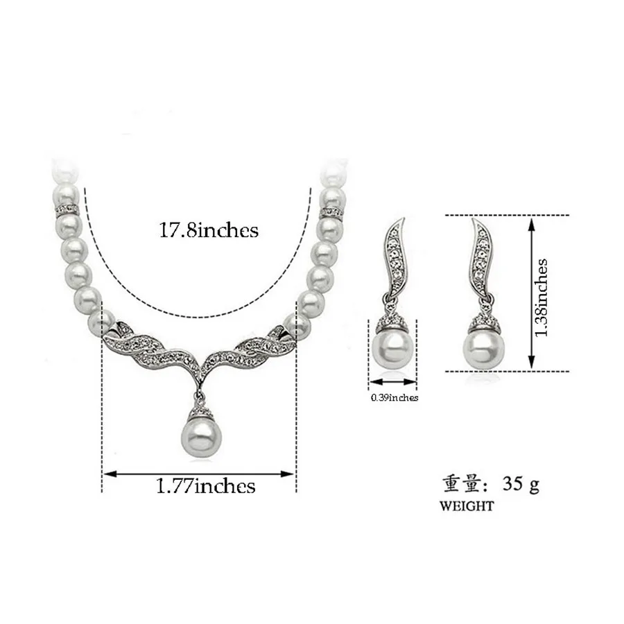Necklace Earrings African Beads Set Women Wedding Bridal Dress Accessories Water Crystal Gold Color Jewelry Sets Dropshipping | Украшения и