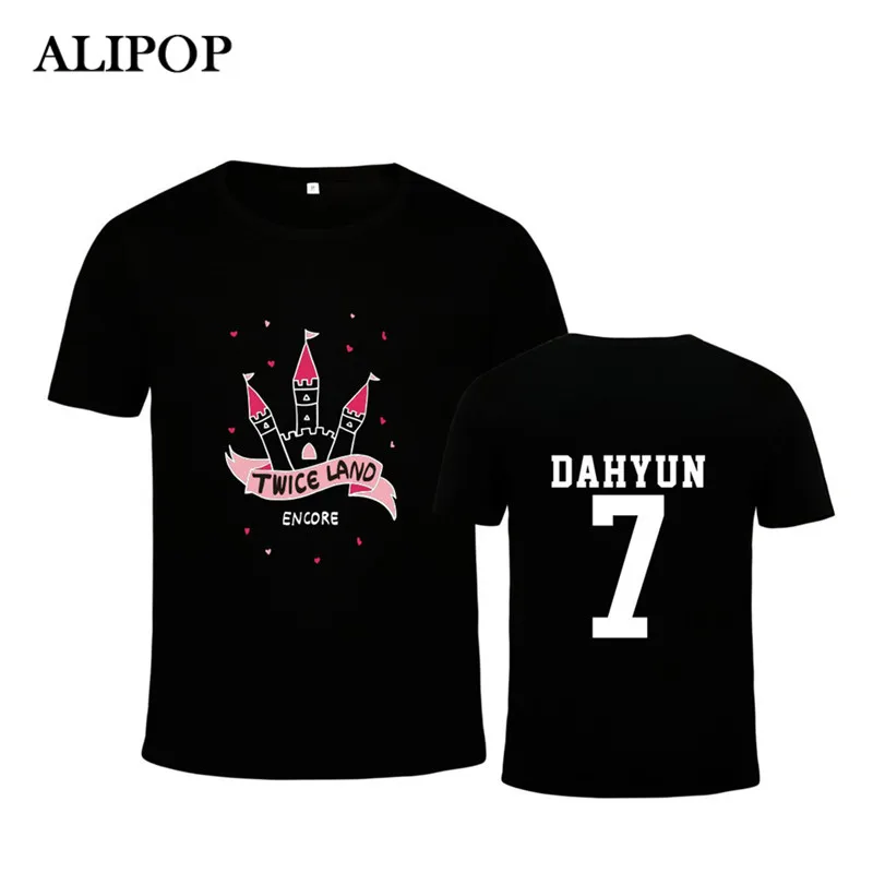 Корейская мода в стиле K-POP дважды Исландия открытие альбома концертная хлопковая