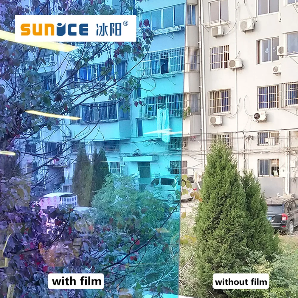 HOHOFILM 137 см x 300 Радужная оконная пленка Солнечная Тонировочная Пленка стеклянная