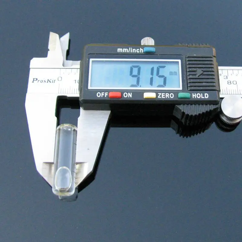 Теодолит 9*30 мм Блистеры уровень стеклянных бусин пузырьковый 2 '/2 | Инструменты