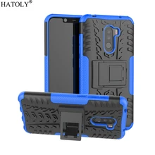 For Cover Xiaomi Pocophone F1 Case Anti-knock Heavy Duty Armor Cover for Poco F1 Silicone Phone Bumper Case For Xiaomi Poco F1
