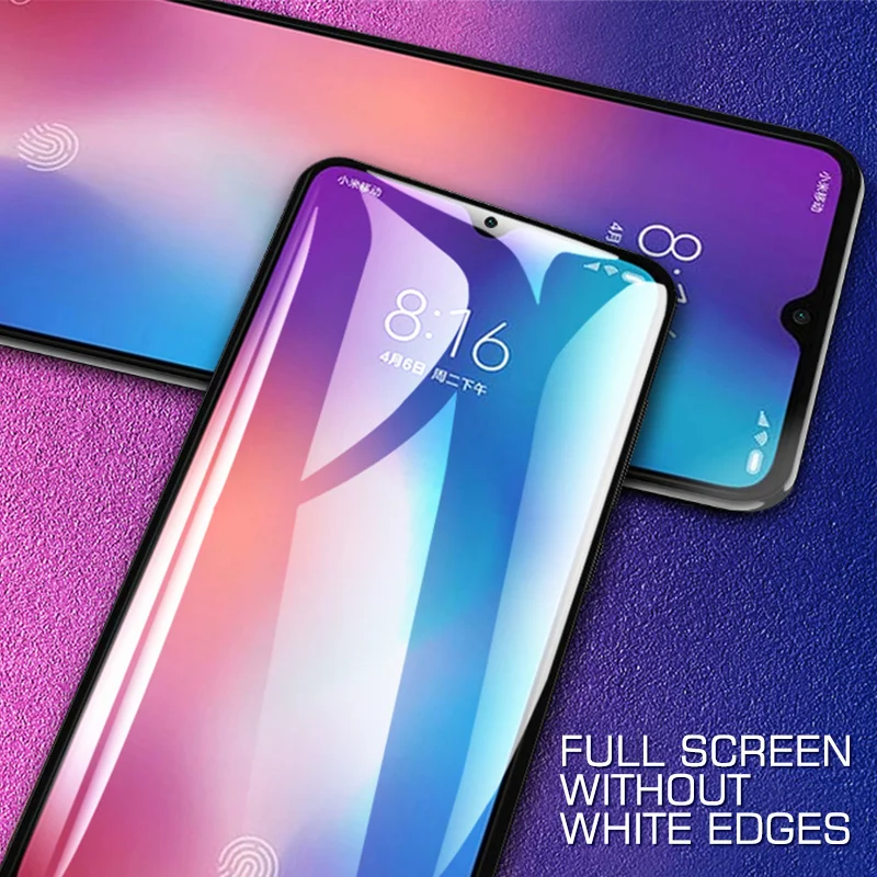 9D полное покрытие из закаленного стекла для Xiaomi 9 8 LITE Redmi Note 7 Защита экрана 5 PLUS