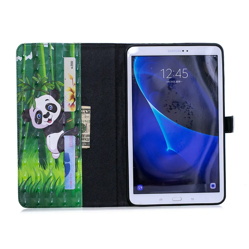 Чехол для Samsung Galaxy Tab A6 A 6 2016 10 1 T585 T580 чехол из искусственной кожи с объемным