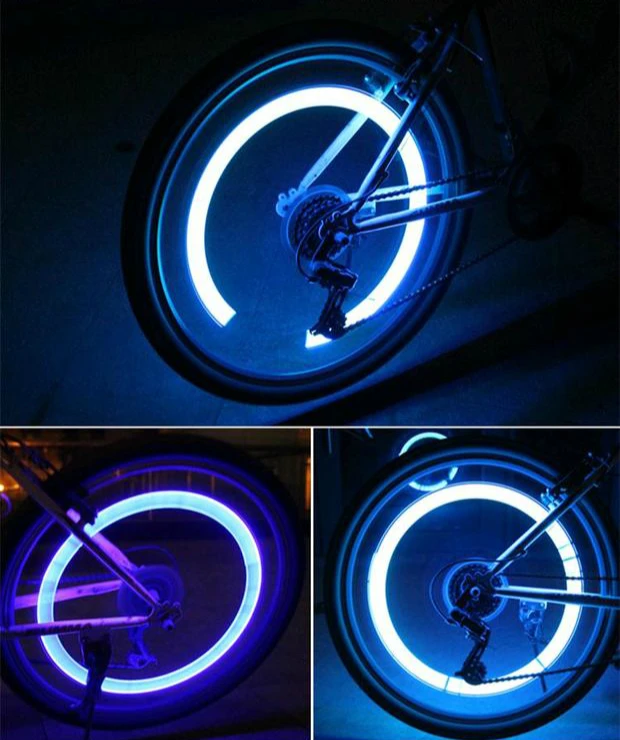 1 шт. велосипедные шины с клапаном водонепроницаемые светодиодный автомобильные