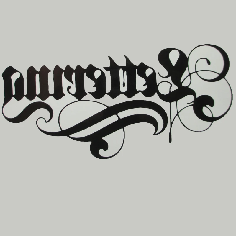 Черный язык водонепроницаемые Временные татуировки для мужчин хна тату Фламинго