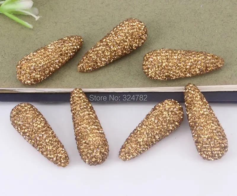 10 шт. золотых кристаллов со стразами коннектор с бусинами длинные Подвески для