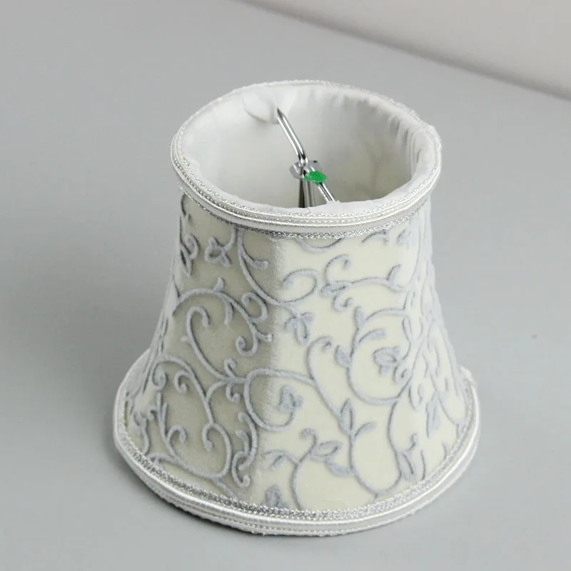 Чехлы для настенных светильников из фланелевой ткани мини абажур люстры зажим|mini